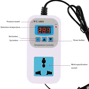 Amazon.co.jp: 温度コントローラースイッチ WT-1001 110V